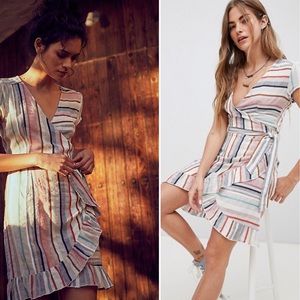 Free People Wrap It Up Mini Dress